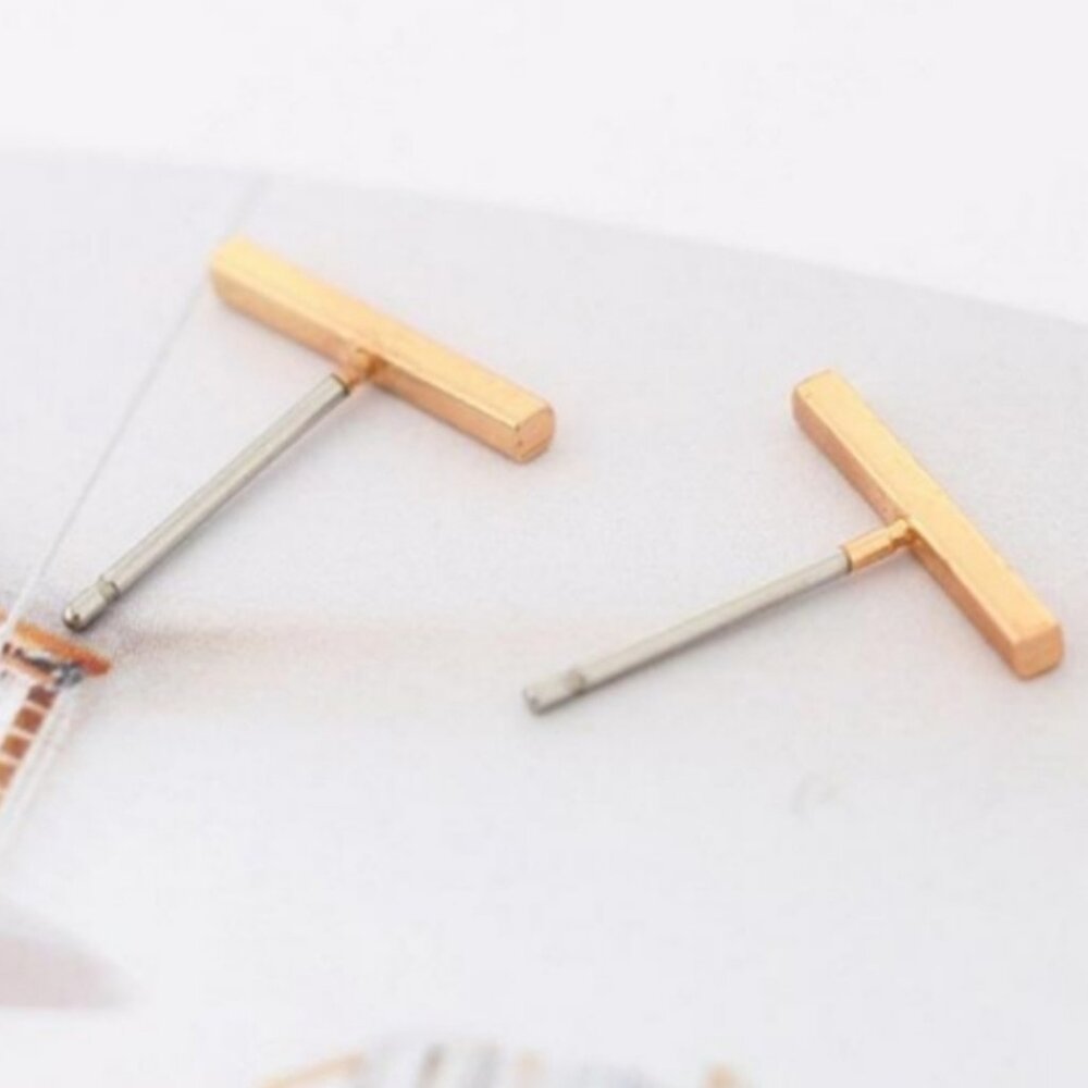Bar Stud Earrings